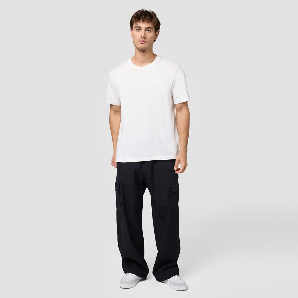 Tričko Champion Tonal Logo Crewneck 220278-WW036 - biele