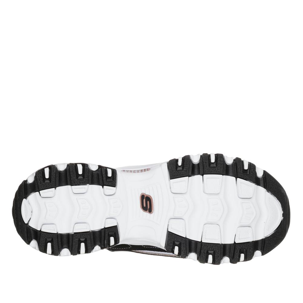 Dámske topánky Skechers D'Lites Roam Around 13154BKRG - čierne