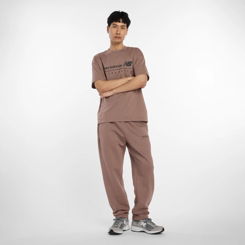 Pánske nohavice New Balance MP53508EAS - hnedé