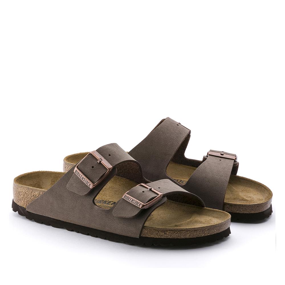 Klapky Birkenstock Arizona Birko-Flor 151183 - hnedé