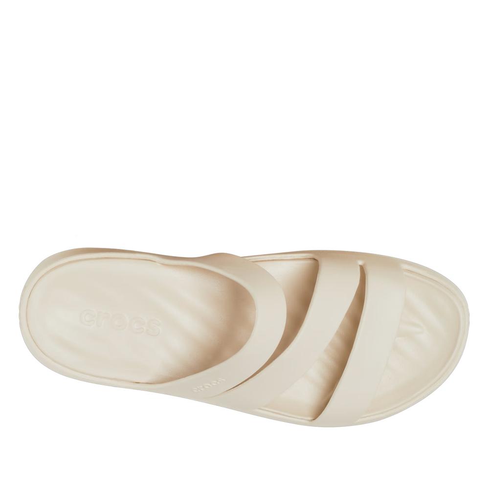 Klapky dámske Crocs Getaway Strappy 209587-160 - biele