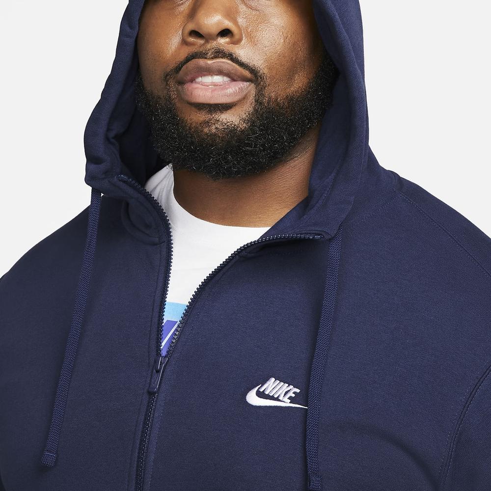 Blúza Nike NSW Club Fleece BV2645-410 - tmavomodré