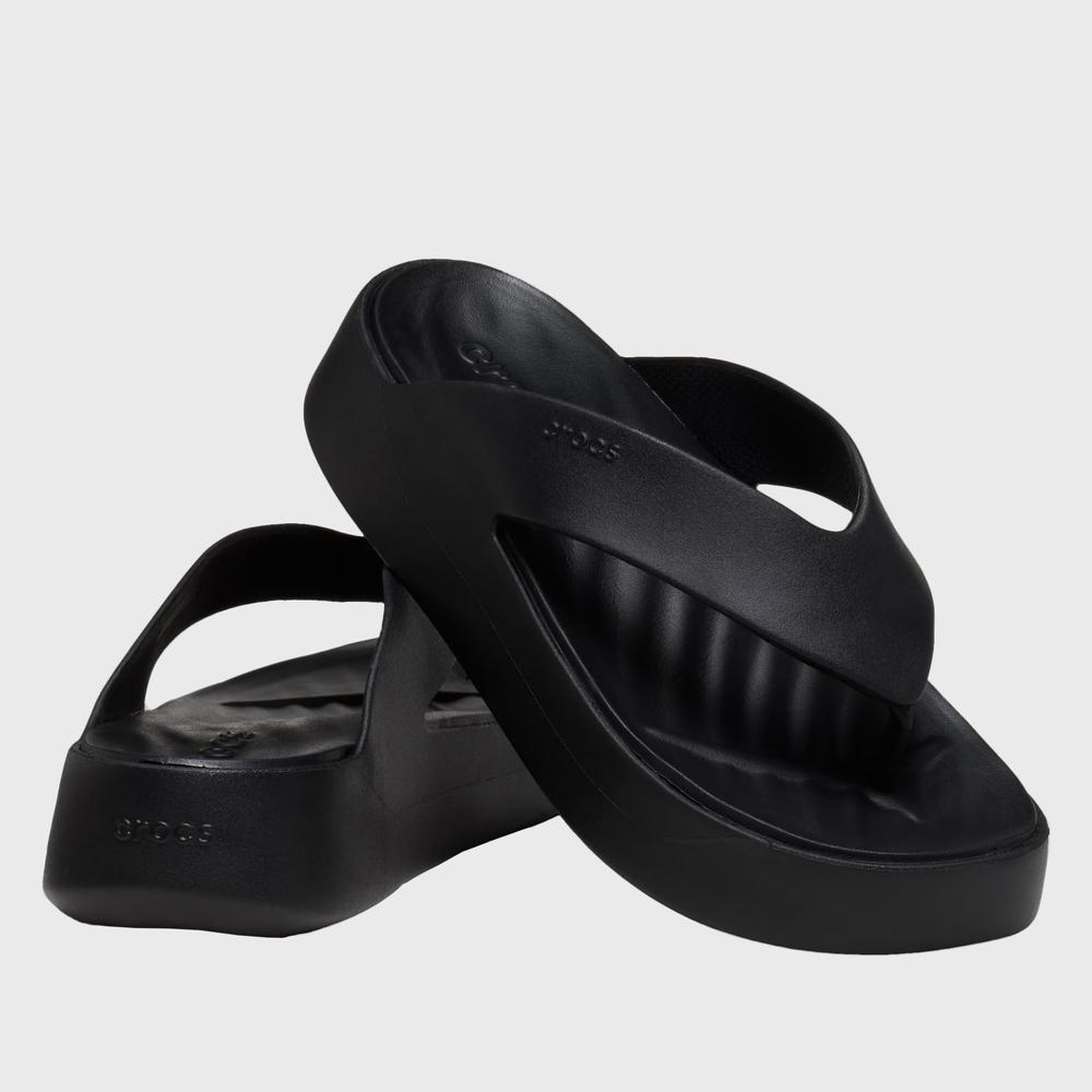 Klapky Crocs Getaway Platform Flip 209410-001 - čierne