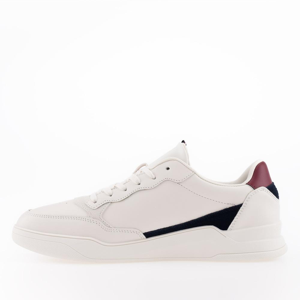 Topánky Tommy Hilfiger Elevated Cupsole Leather FM0FM04490-AC0 - biele
