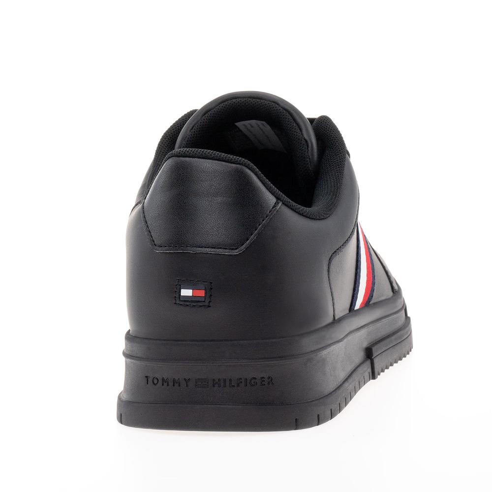 Topánky Tommy Hilfiger Supercup Stripes Leather Ess FM0FM04895-BDS - čierne