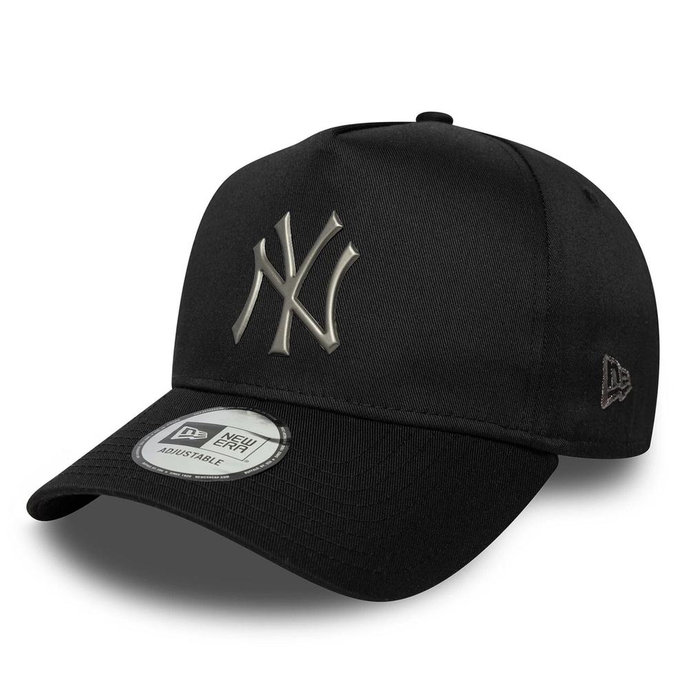 Čiapka New Era New York Yankees MLB Metallic 9FORTY E-Frame 60771870 - čierne