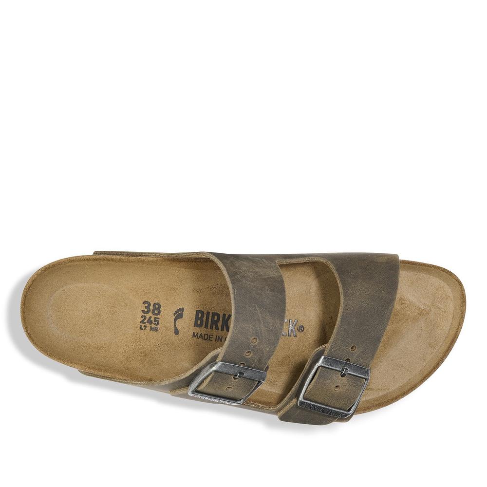 Klapky unisex Birkenstock Arizona 1027022 - zelené
