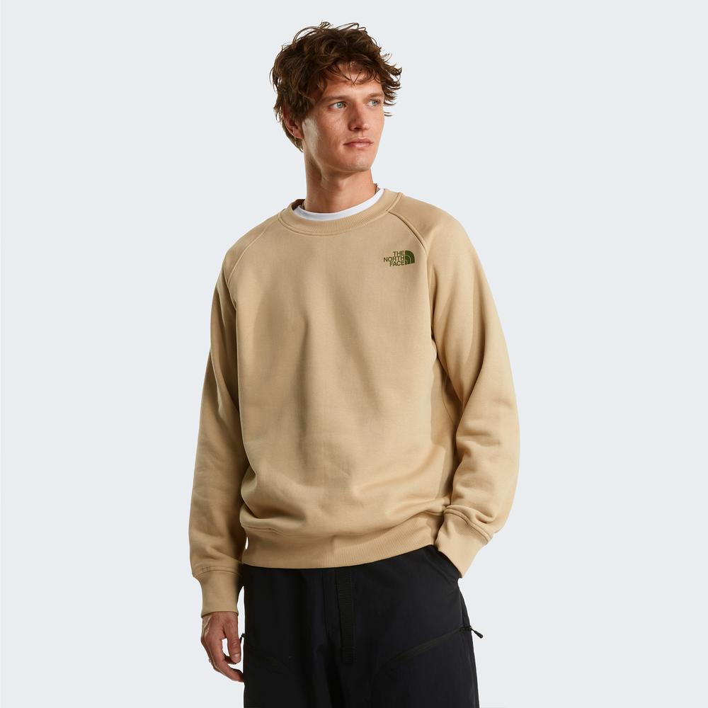 Mužský blúza The North Face Raglan Box NS Crew 0A89FALK51 - béžové