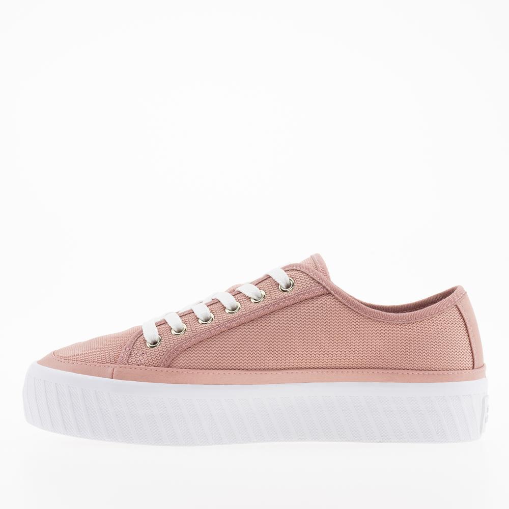 Topánky Tommy Hilfiger Platform Vulcanized FW0FW07156-TQS - ružové