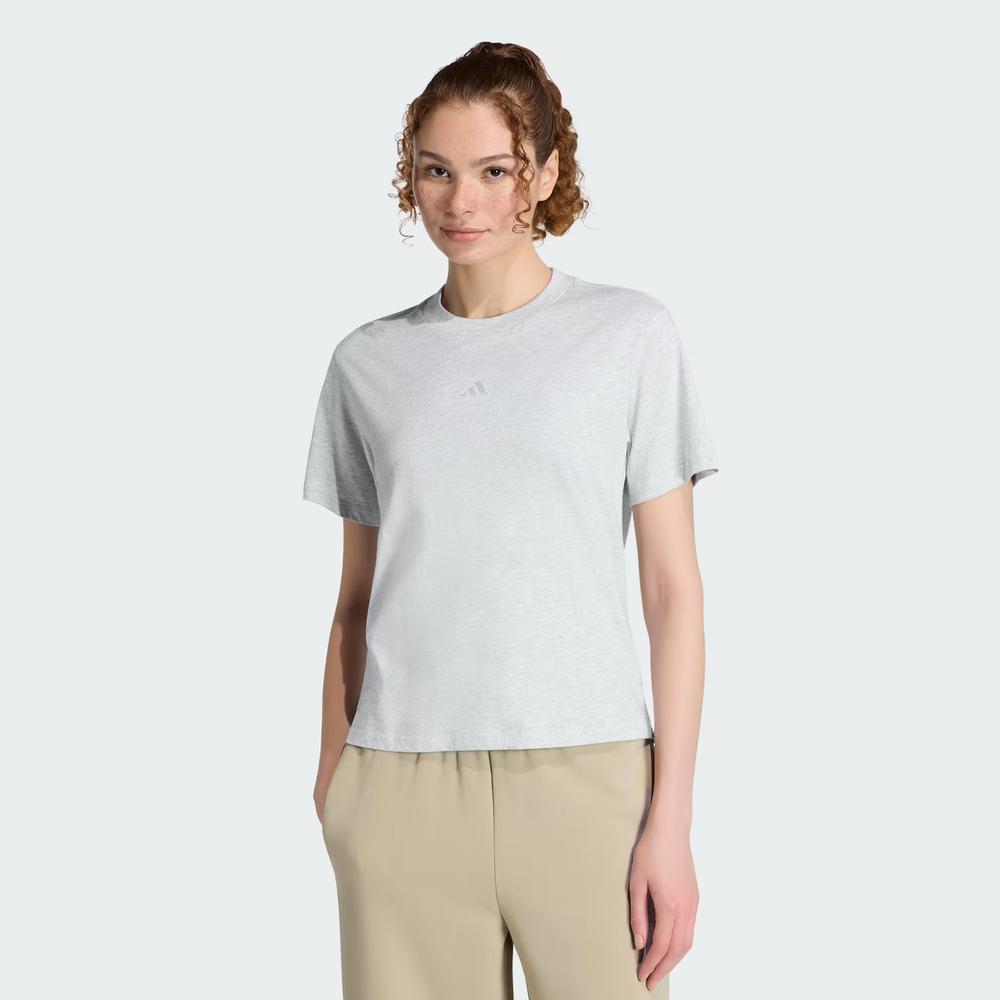 Dámske tričko adidas Sportswear Essentials Small Logo JC5945 - šedý