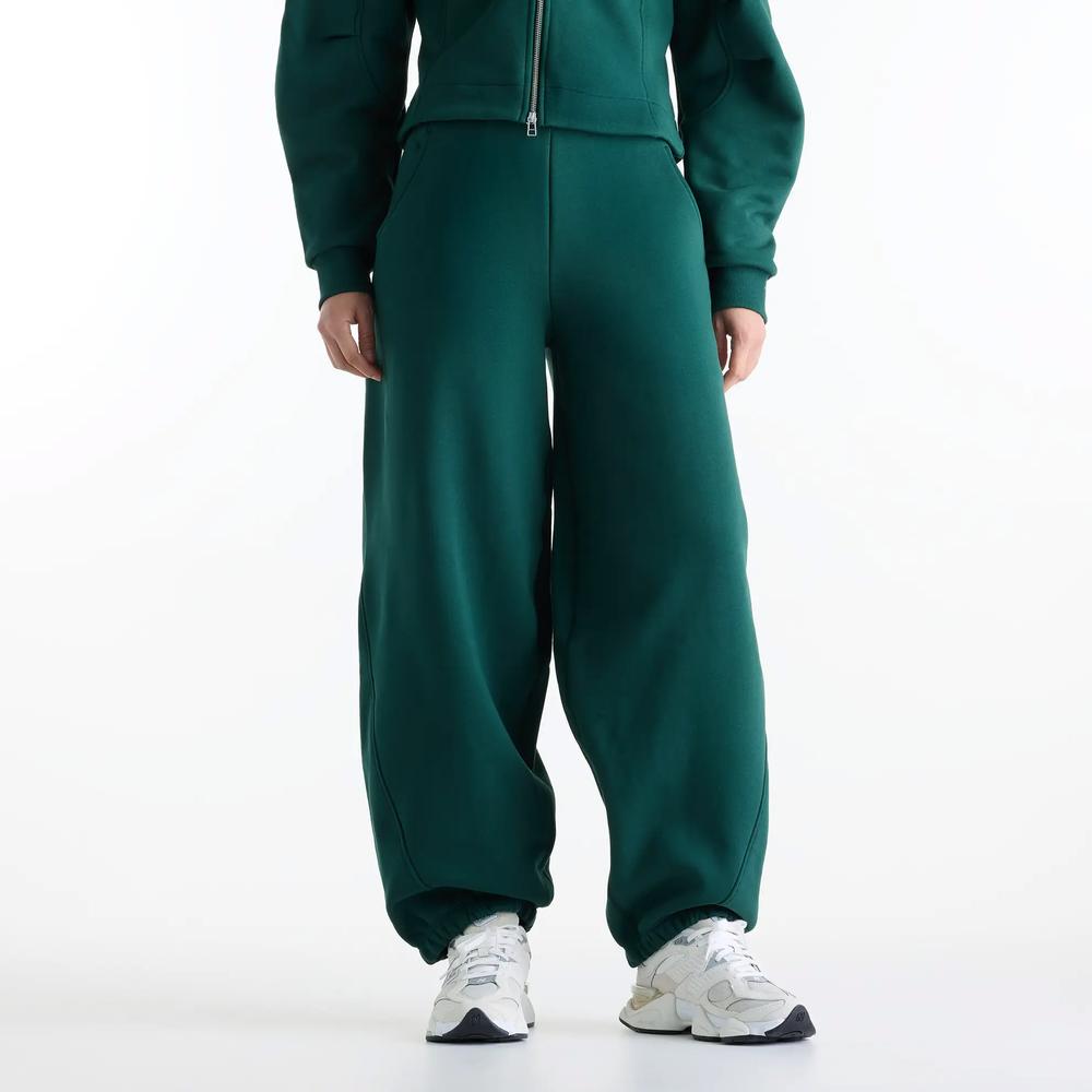 Dámská nohavice New Balance Athletics WB62L0NLNOG - zelené