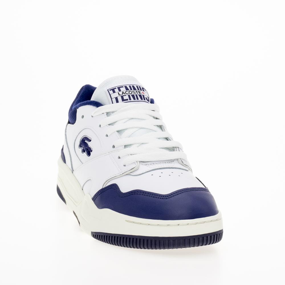 Topánky Lacoste Lineshot Mesh Collar Leather Trainers 746SMA0075-042 - biela