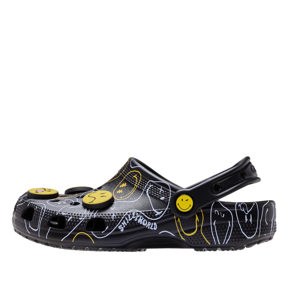 Klapky SmileyWorld Classic Clog 211693-90H - čierne