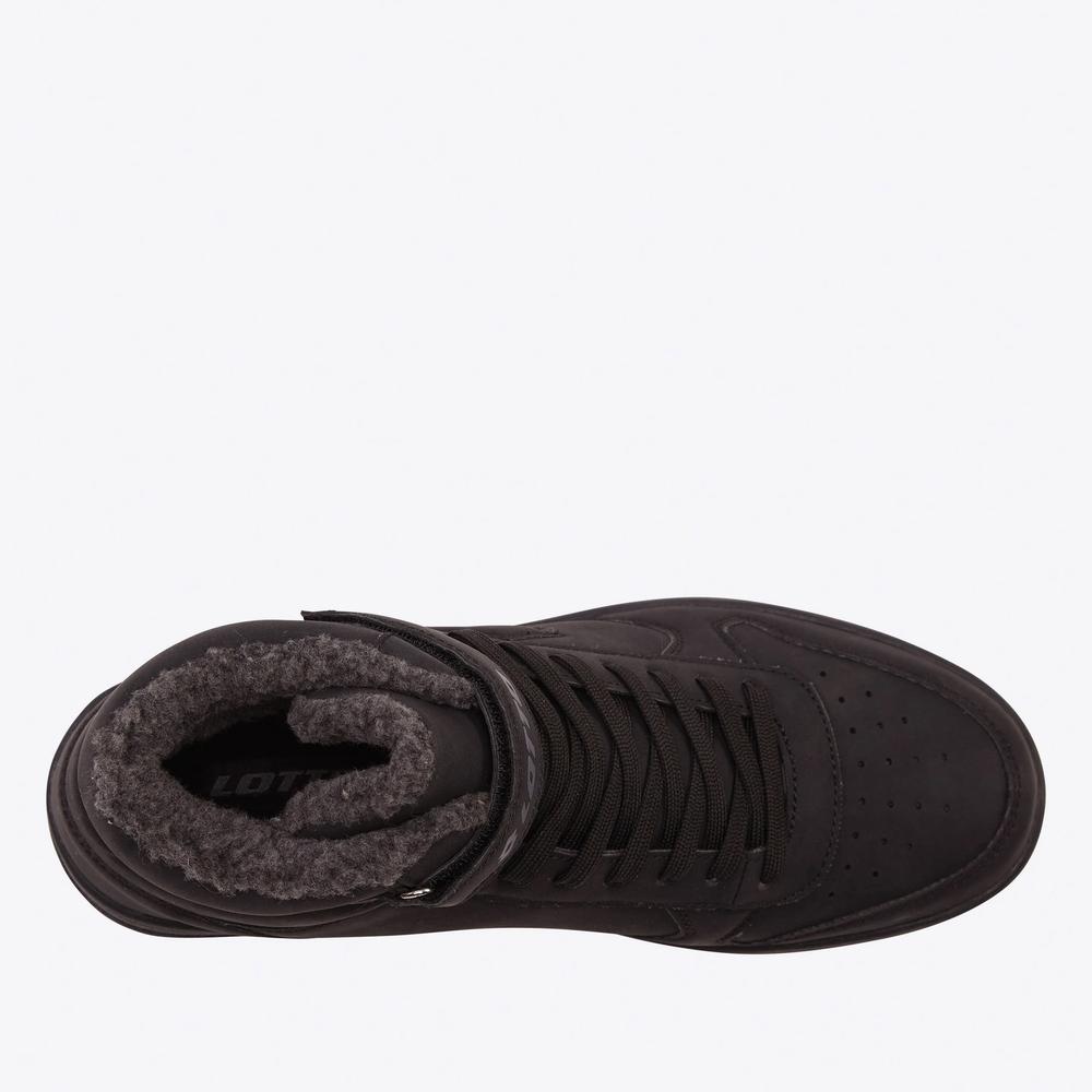 Unisex topánky Lotto Paliot Fur 2400192U-1119 - čierne