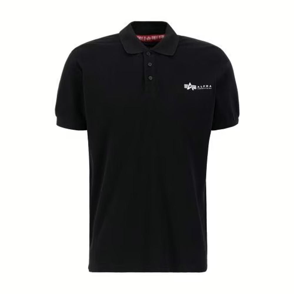 Tričko Alpha Industries Basic Polo 10660003 - čierne