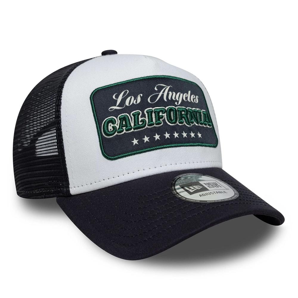 Čiapka pánske New Era Location Patch 9FORTY A-Frame Trucker 60771857 - tmavomodré