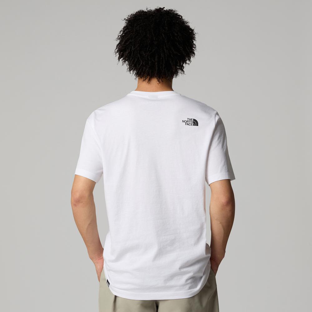 Tričko The North Face Easy 0A8A6CFN41 - biele