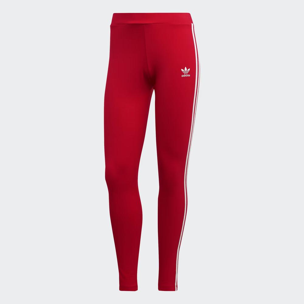 Legíny adidas Originals Adicolor Classics 3-Stripes Tights HD2348 - červené