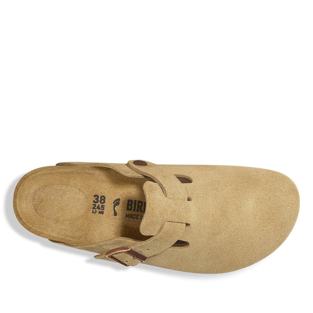 Klapky unisex Birkenstock Boston 1026181 - béžové