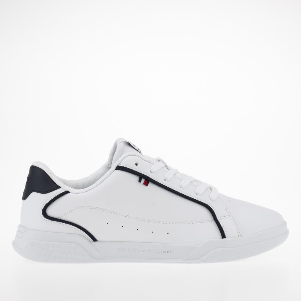 Topánky Tommy Hilfiger Lo Cup Leather FM0FM04429-YBS - biele