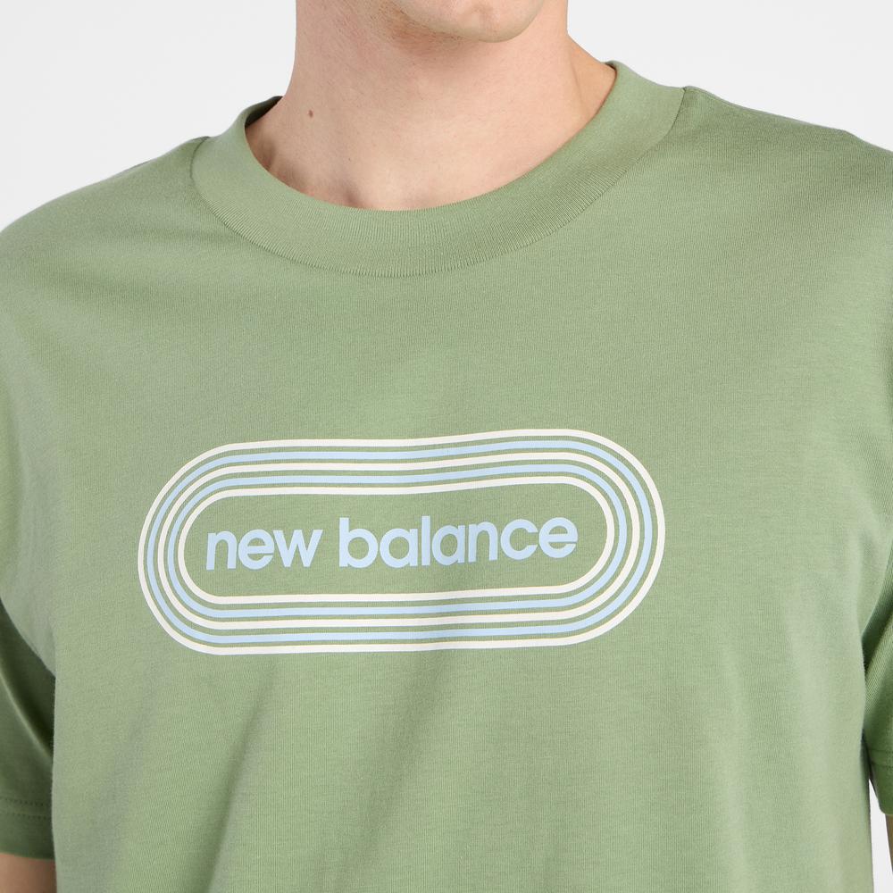 Pánske tričko New Balance MT61C48BAAR - zelené