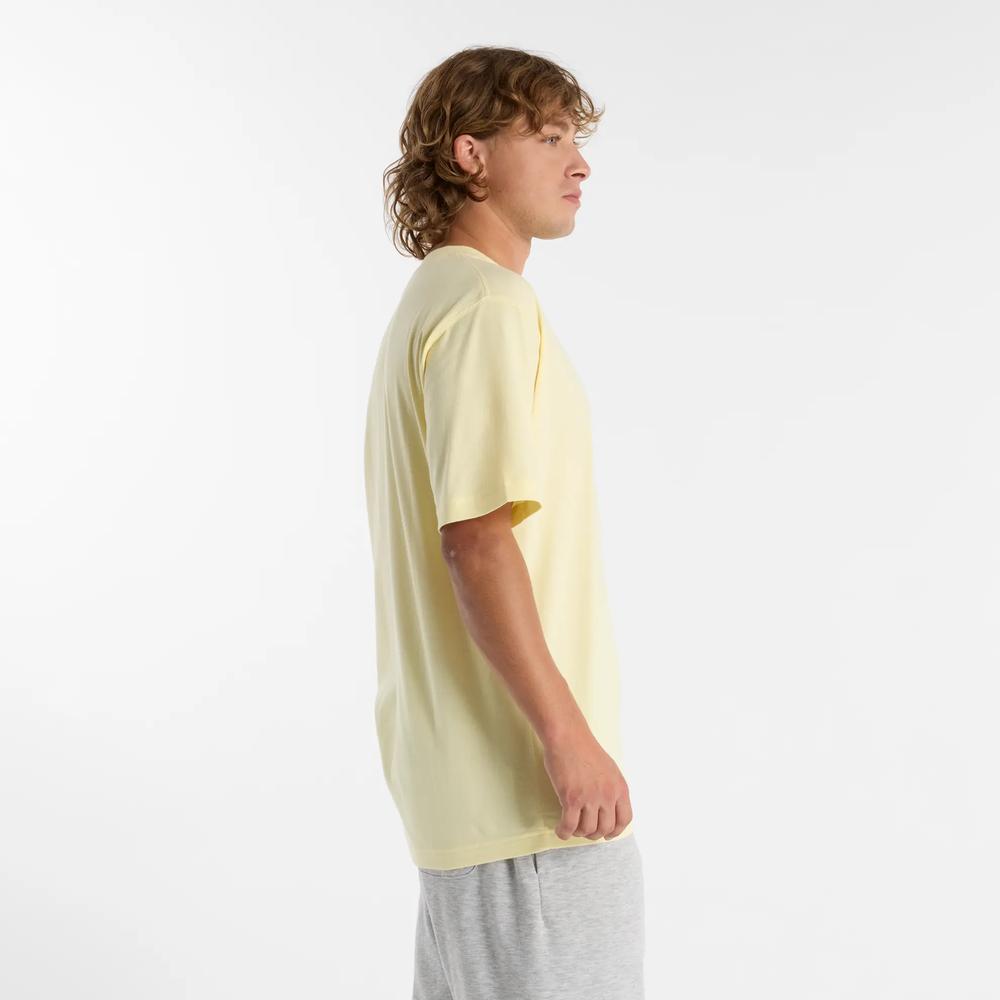 Pánske tričko New Balance MT51920PRC - žltá