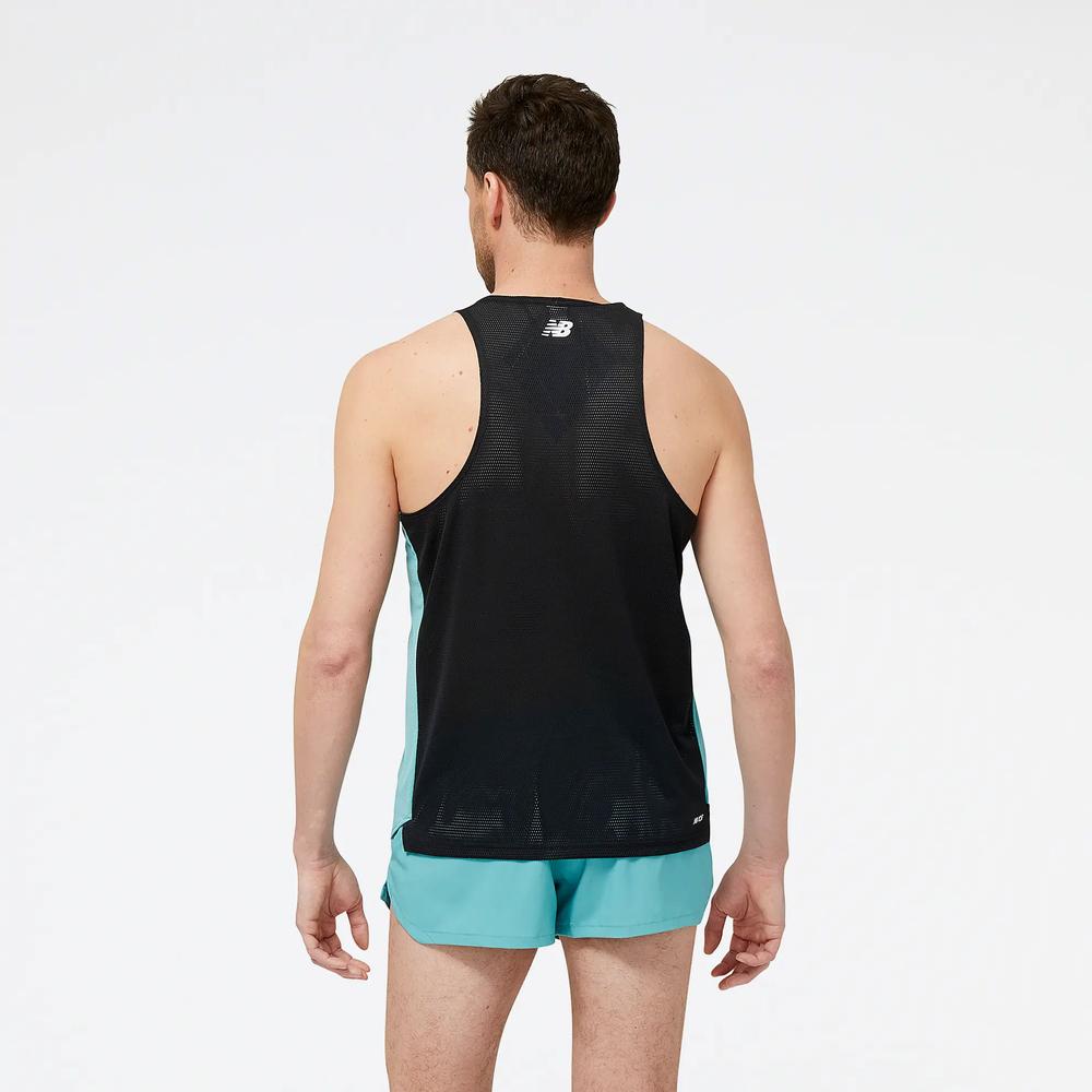 Pánske tričko New Balance MT31240FAD - modré