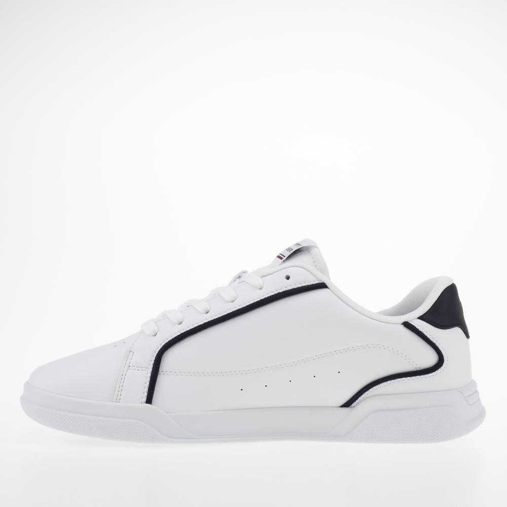 Topánky Tommy Hilfiger Lo Cup Leather FM0FM04429-YBS - biele