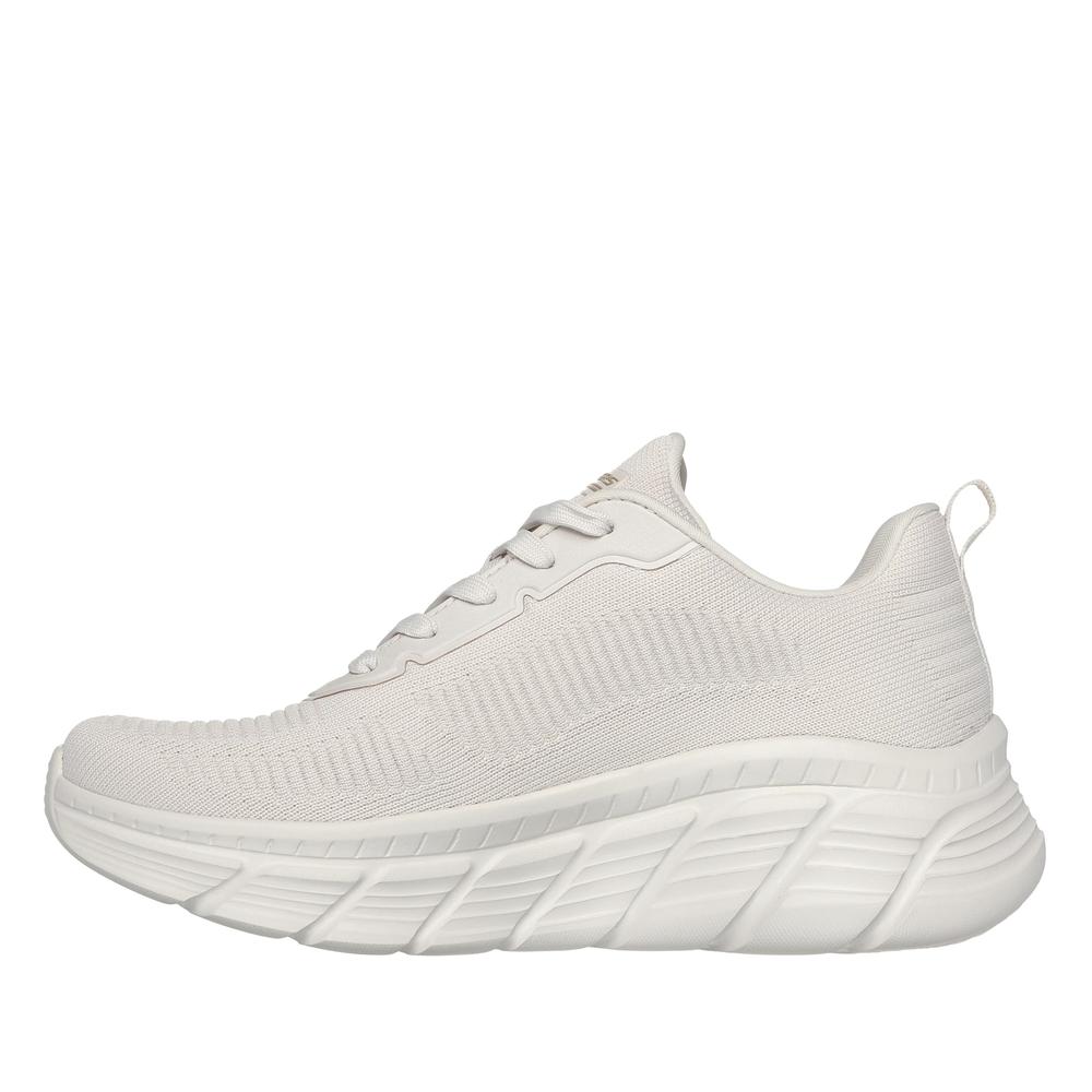 Dámske topánky Skechers Bobs Sport B Flex Hi Flying Hi 117385OFWT - biele