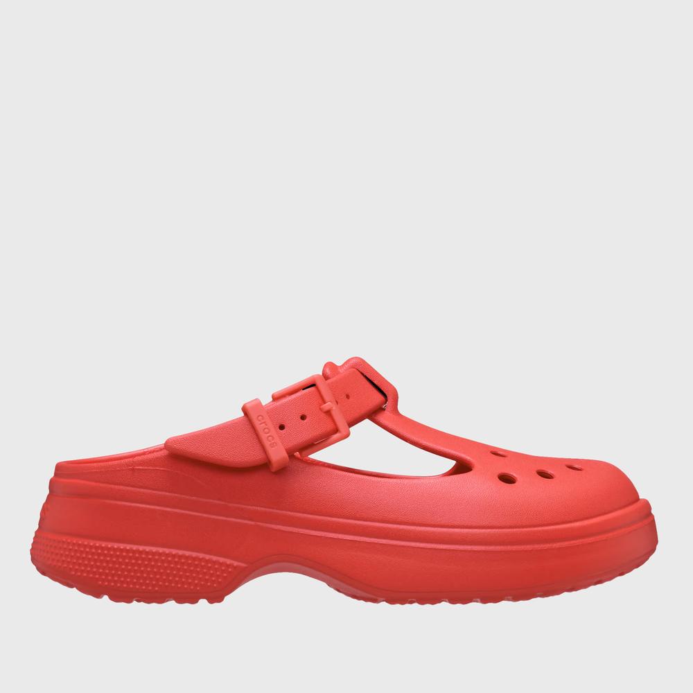 Klapky Crocs Classic Mary Jane 210581-6ZR - červené