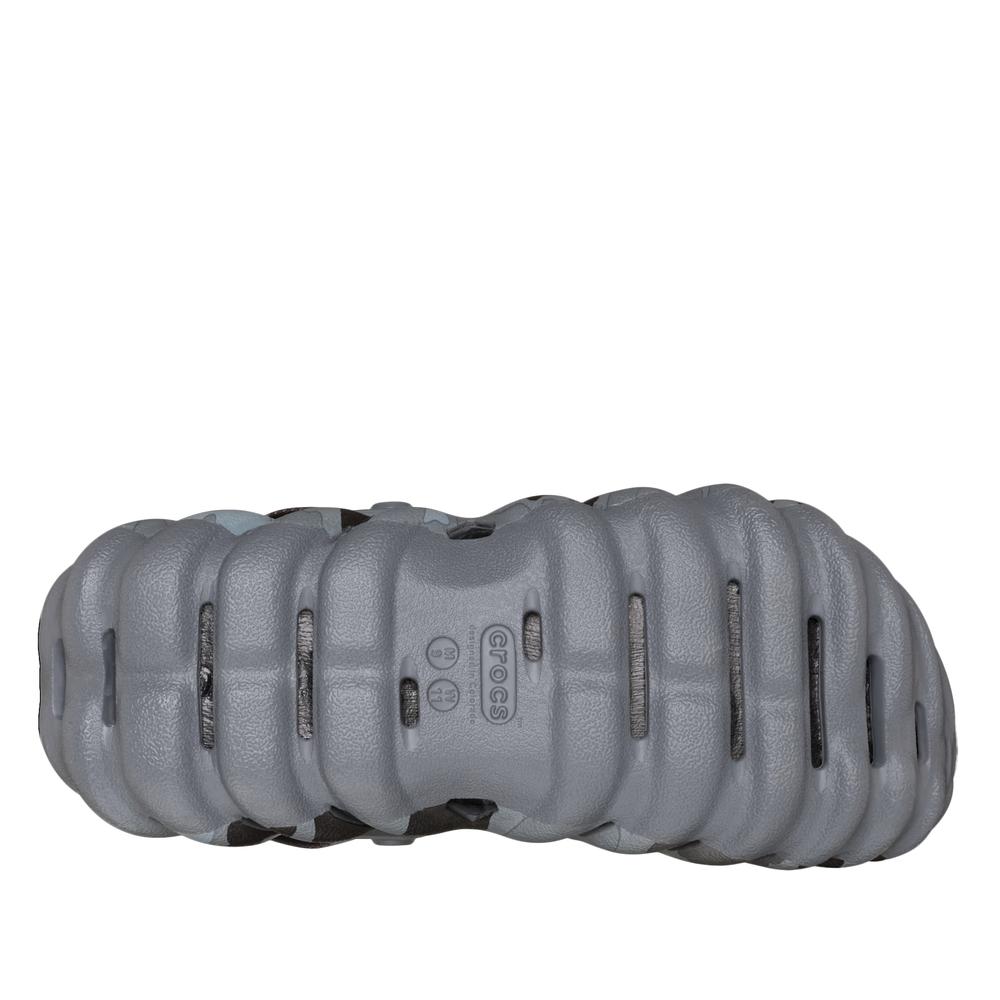 Klapky Crocs Echo Duck Clog 211981-082 - šedý