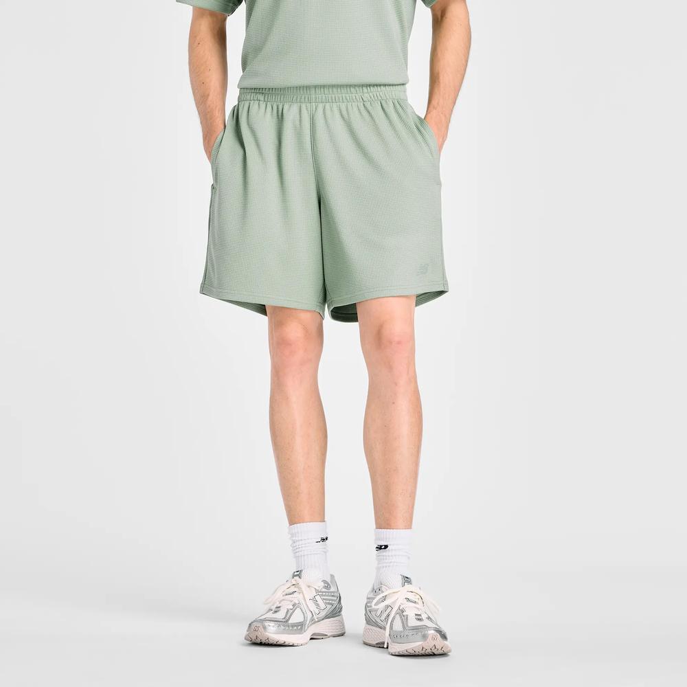 Pánske šortky New Balance MB61V17CAAR - zelené