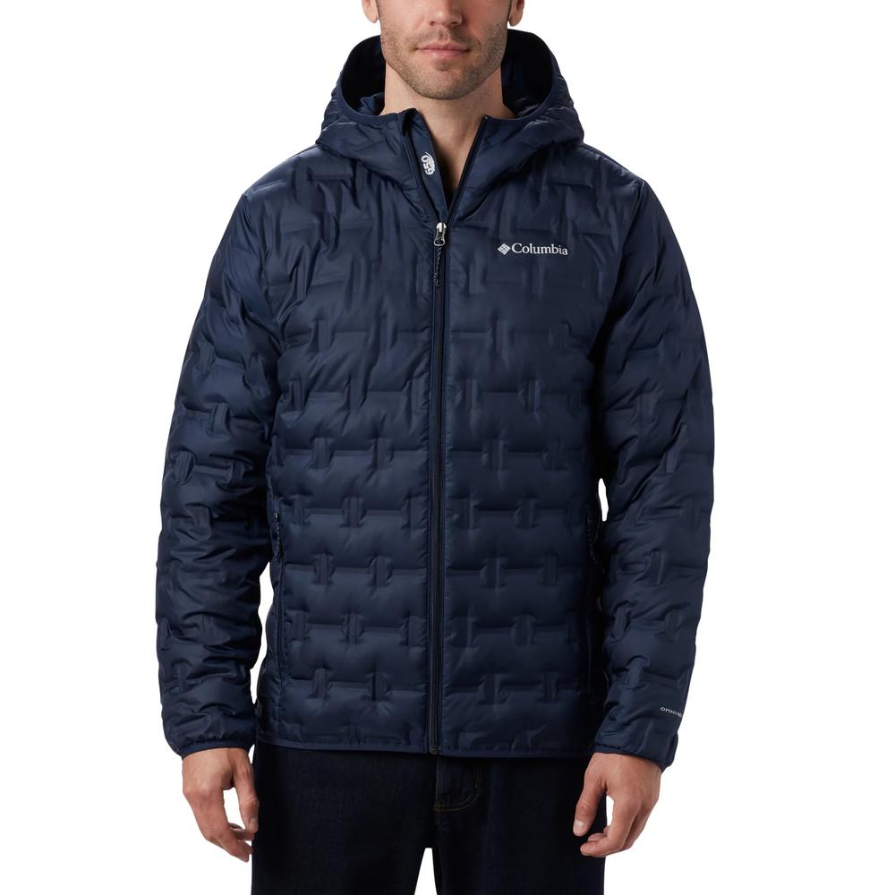 Bunda Columbia Delta Ridge Down Hooded 1875892464 - tmavomodré