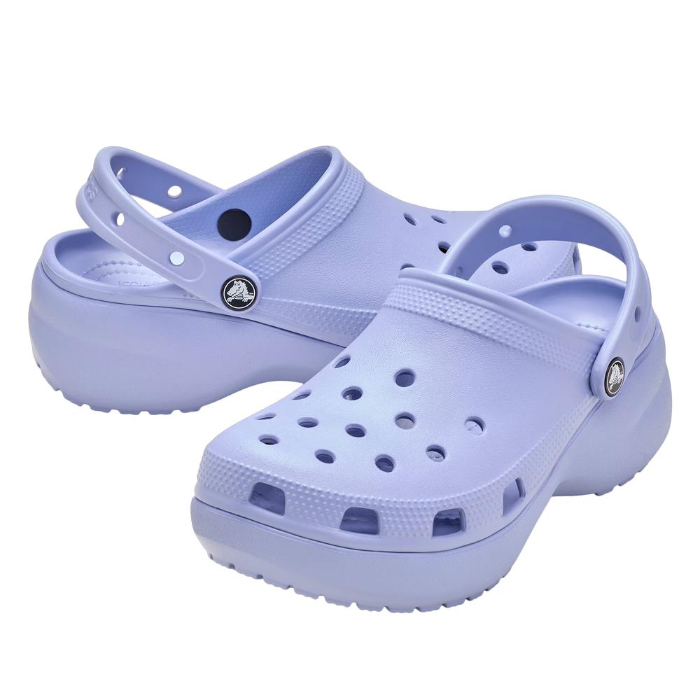 Klapky dámske Crocs Classic Platform Clog 206750-453 - fialové