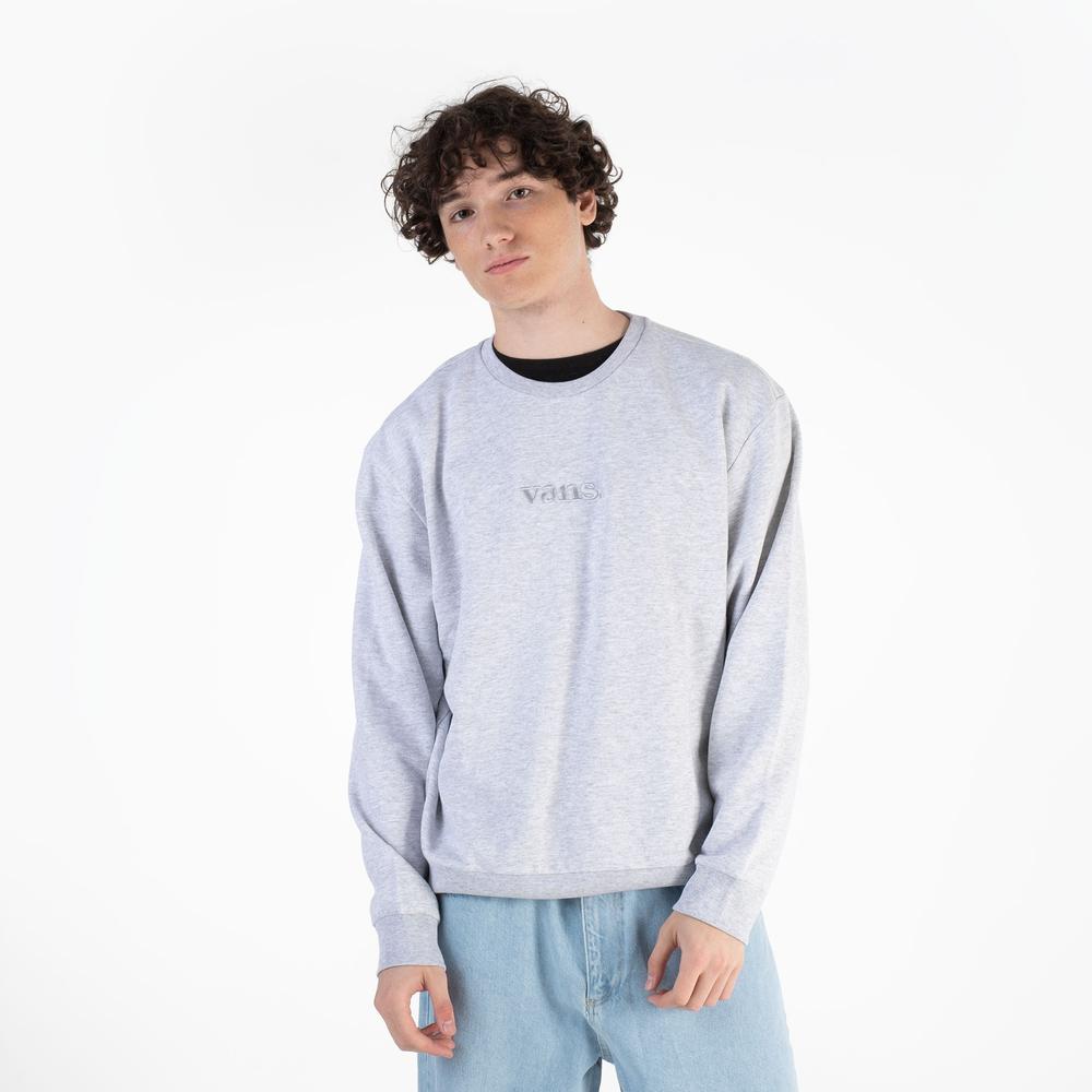 Blúza Vans Essential Relaxed Crew VN000H911QI1 - šedý