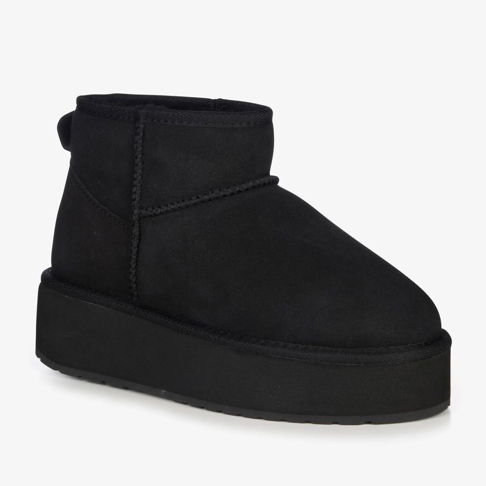 Topánky Emu Australia Stinger Micro Flatform W13082BLAK - čierne