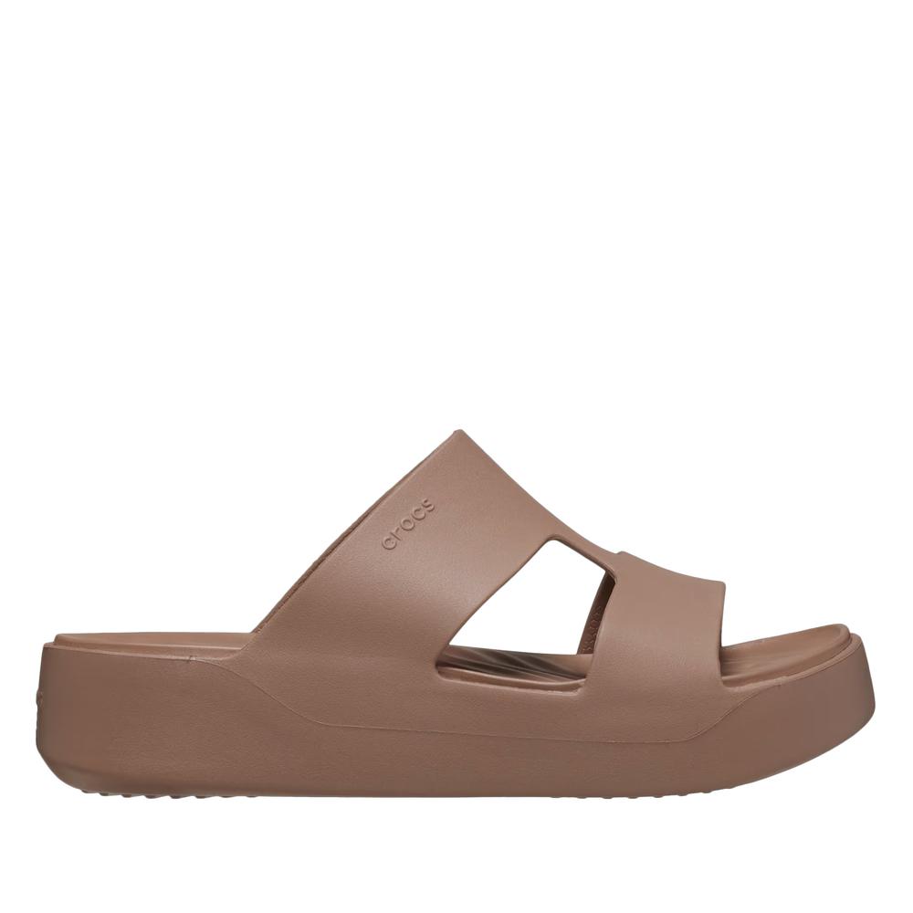 Dámske klapky Crocs Getaway Platform H-Strap 209409-2Q9 - hnedé
