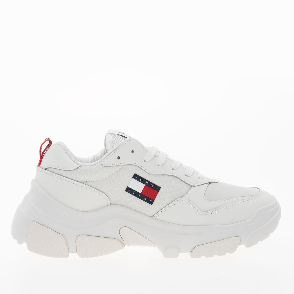 Topánky Tommy Jeans TJW Light Weight Hybrid Runner EN0EN02618-YBL - biele