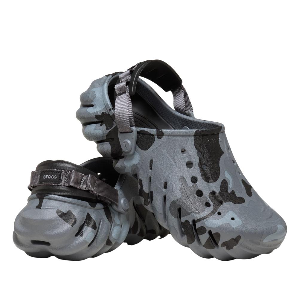 Klapky Crocs Echo Duck Clog 211981-082 - šedý