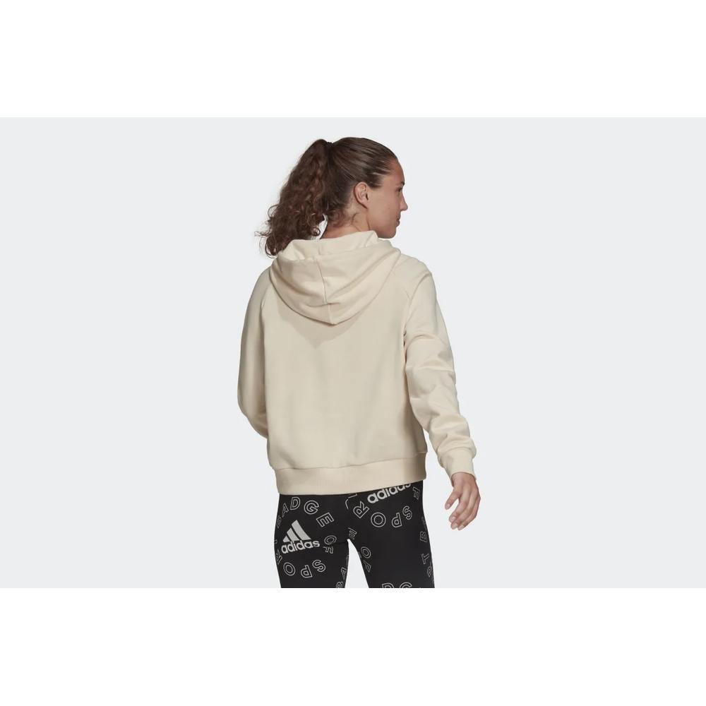 Blúza adidas Essentials Outlined Logo Hoodie HC9179 - béžové
