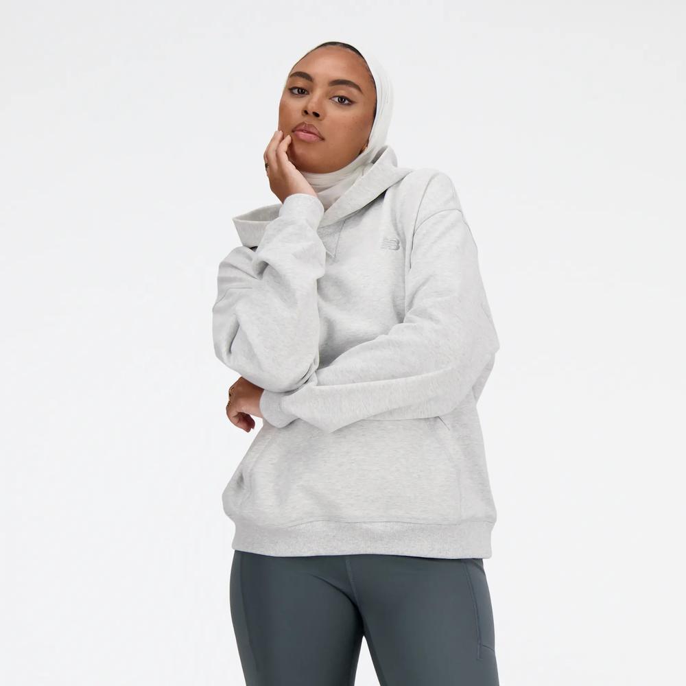 Bunda New Balance WT41537AHH - šedý