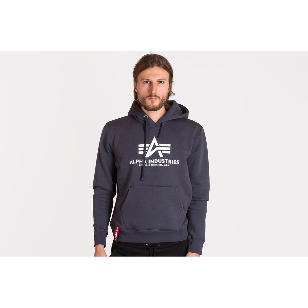 Blúza Alpha Industries Basic Hoody 17831202 - šedý
