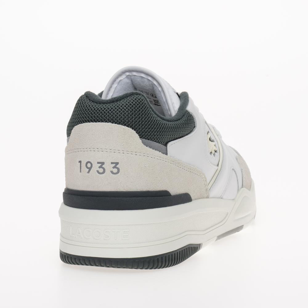 Topánky Lacoste Lineshot Mesh Collar Leather Trainers 746SMA0088-1R5 - biela