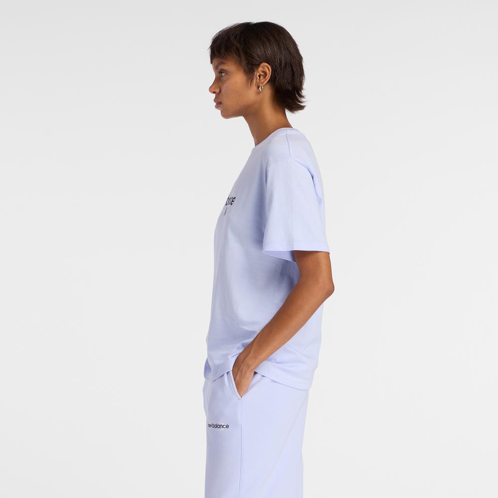 Dámske tričko New Balance WT61Z7OQDYK - fialové