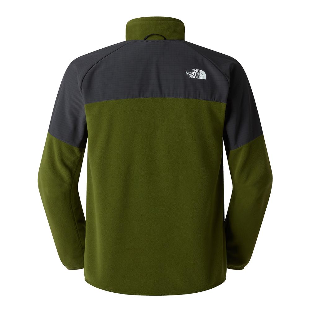 Mužský blúza The North Face 100 Glacier Heavyweight Full-Zip Fleece 0A89JGM6D1 - zelené
