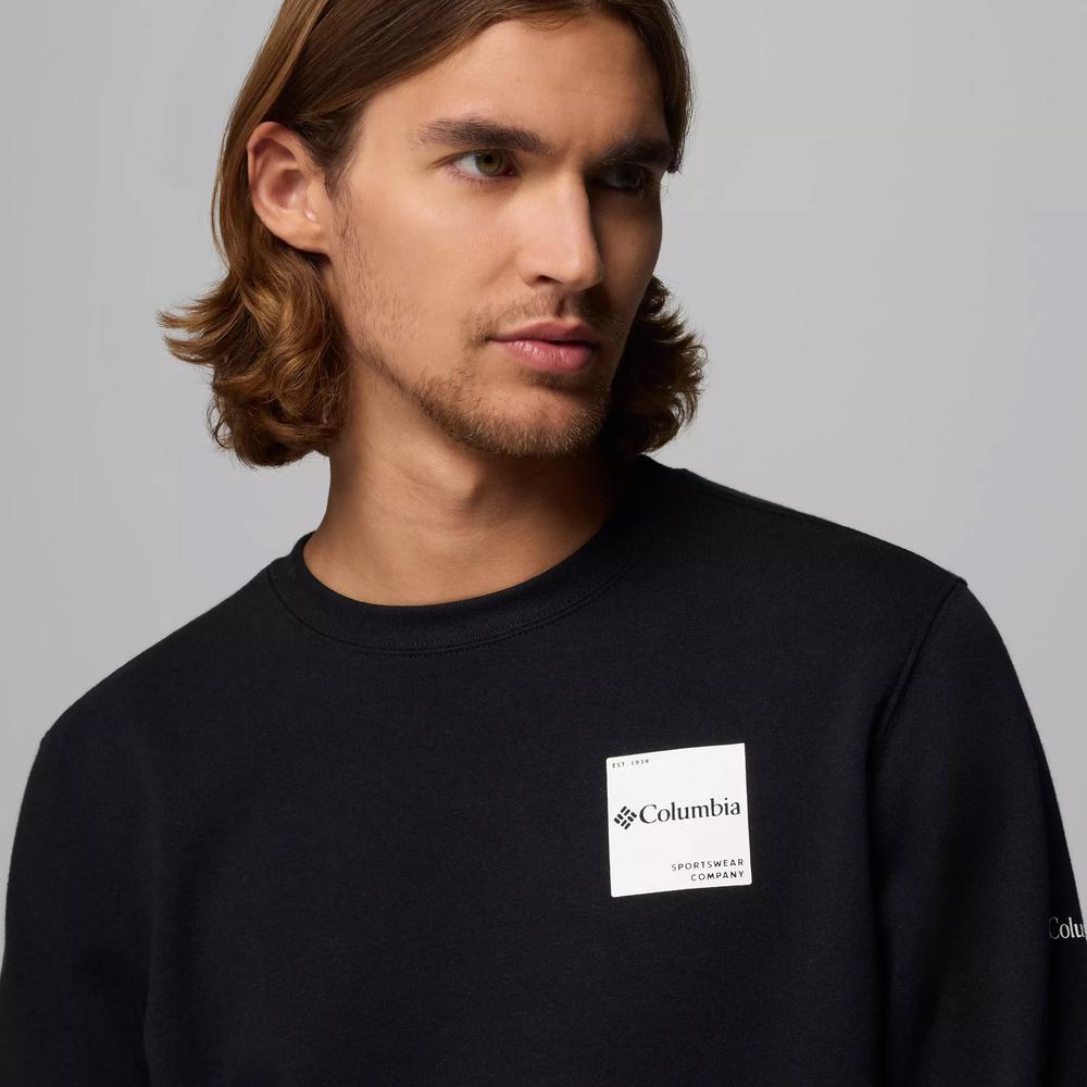 Mužský mikina Columbia Trek Crew 1957933019 - čierne