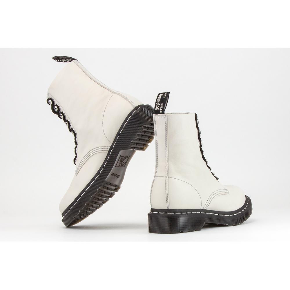 Topánky Dr. Martens 1460 Pascal HDW 26104115 - biele