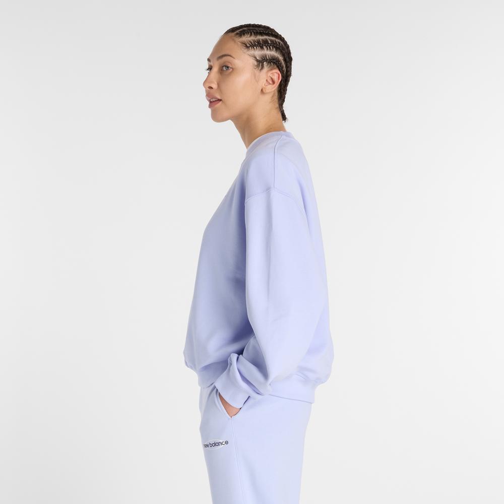 Dámska mikina New Balance WT41500DYK - fialové