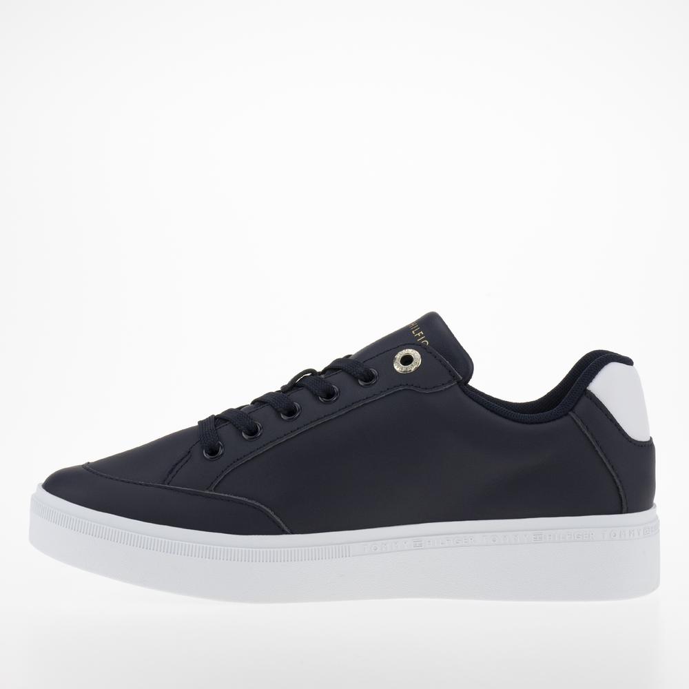 Topánky Tommy Hilfiger Court Sneaker With Webbing FW0FW07106-DW6 - tmavomodré