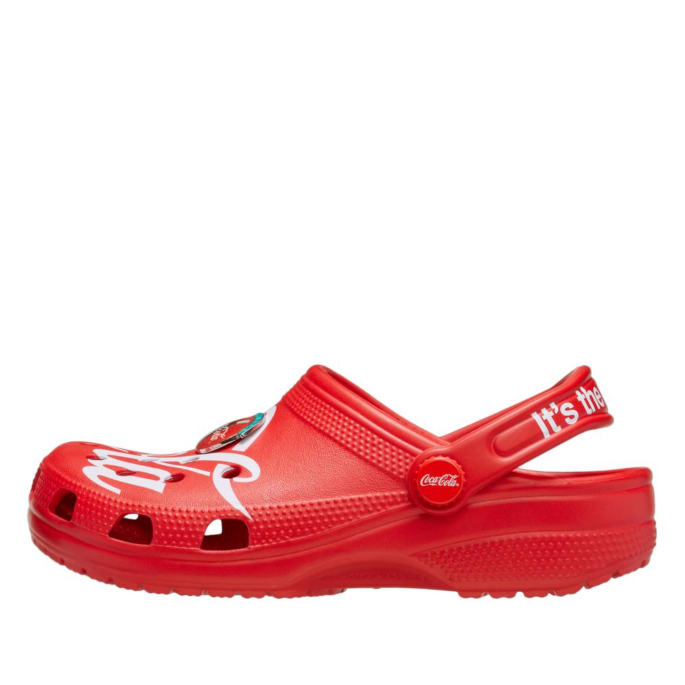 Klapky Crocs Coca Cola Classic Clog 212129-90H - červené